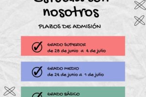 PLAZOS DE ADMISIÓN